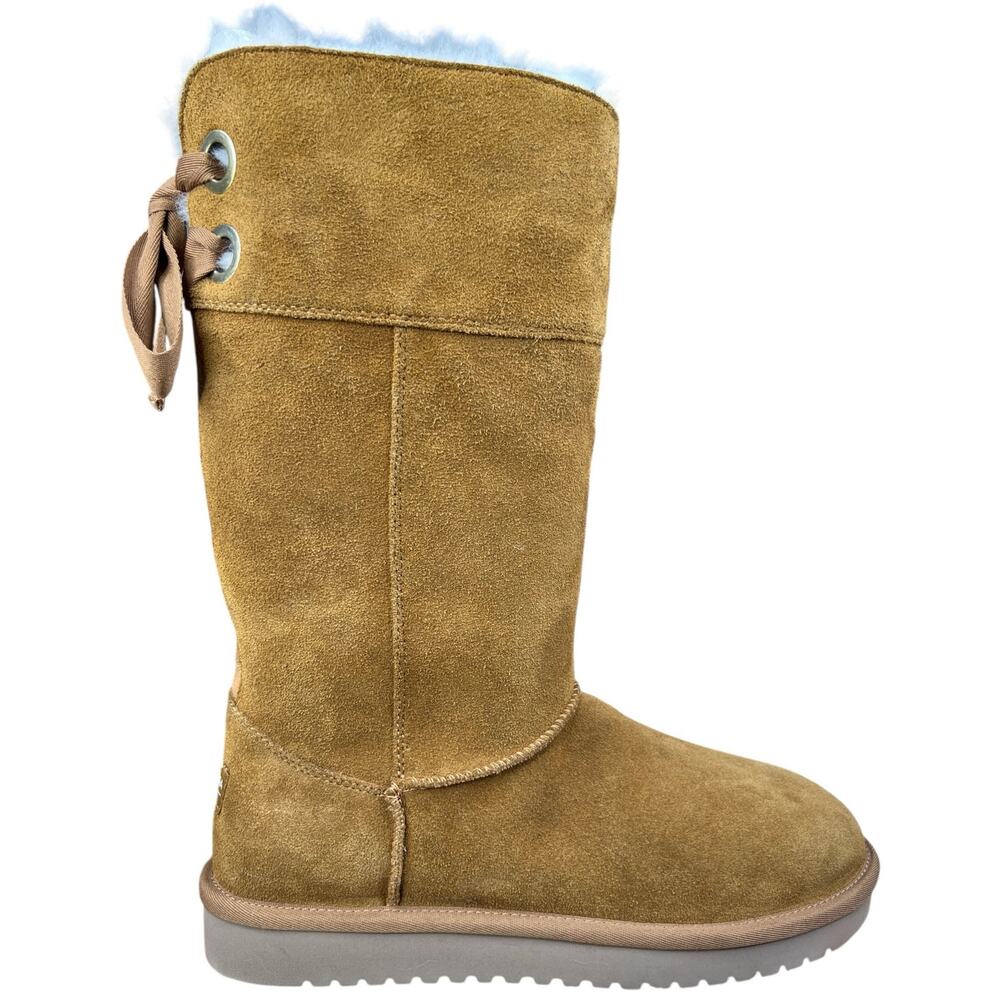Koolaburra X UGG Women’s Andrah Tall Brown Suede Winter Boot Size US 10